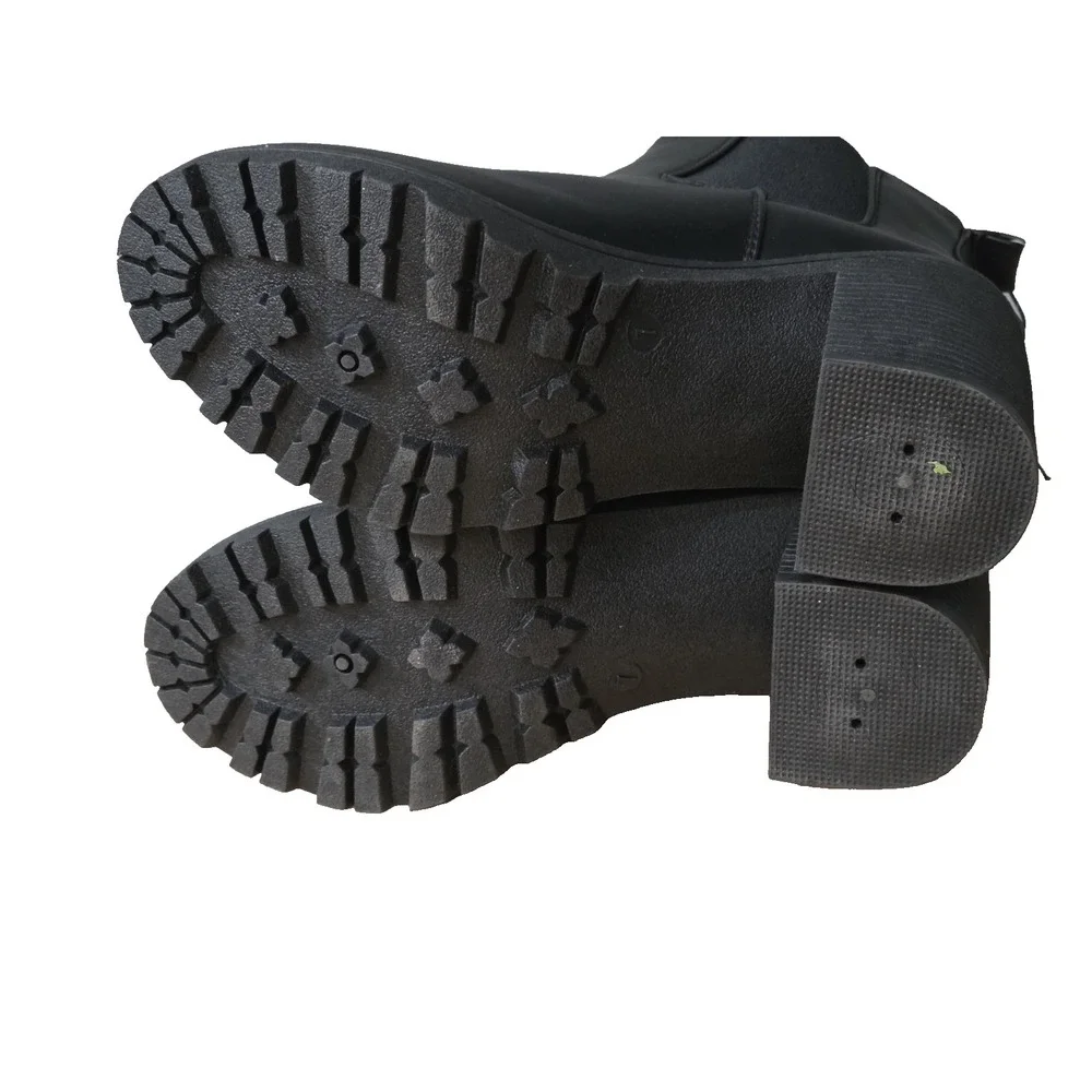 RUE 21 Slip On High ANKLE Chunky BOOTS 2
